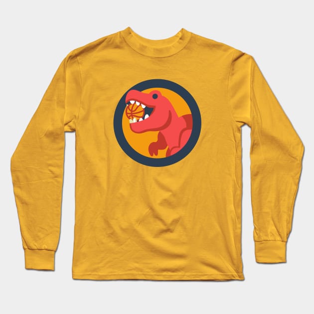 Prehistoric Hoops Long Sleeve T-Shirt by Hayden Mango Collective 